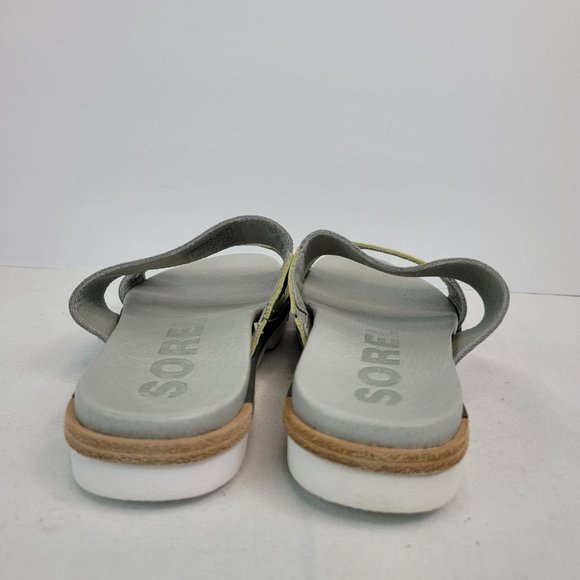Sorel Torpeda Slide II Sandals Women's Dove Zest NL2499-081 US Size 9 NIB - Picture 6 of 12